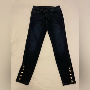 White House Black Market “The Skimmer” High Rise Blue Jeans